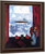 Summer Sea, Window, Red Curtain By Marsden Hartley