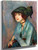 The Brunette By William James Glackens  By William James Glackens
