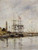 The Harbor At Deauville 1 By Eugene Louis Boudin