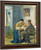 The Siblings By Hans Thoma Oil on Canvas Reproduction