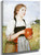 The Strawberry Girl1 By Albert Anker