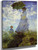 The Walk, Woman With A Parasol By Claude Oscar Monet