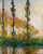 Three Trees In Autumn By Claude Oscar Monet