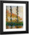 Three Trees In Autumn By Claude Oscar Monet