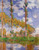Three Trees In Summer By Claude Oscar Monet