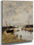 Trouville, The Jettys, Low Tide 2 By Eugene Louis Boudin