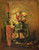 Vase With Carnations And Bottle By Jose Maria Velasco