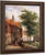 View Behind The Grote Kerk In Naarden By Cornelius Springer