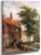 View Behind The Grote Kerk In Naarden By Cornelius Springer