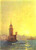 View Of The Leander Tower In Constantinople. By Ivan Constantinovich Aivazovsky By Ivan Constantinovich Aivazovsky