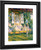 Virgin And Child On A Column In Front Of Marquayrol By Henri Martin