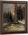 Winter Evening By Julius Klever Oil on Canvas Reproduction