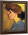 Woman's Head In Profile By Amedeo Modigliani Art Reproduction