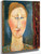 Woman's Head With Red Hair By Amedeo Modigliani Art Reproduction