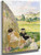 Woman And Children In The Countryside By Henri Lebasque By Henri Lebasque