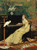 Woman At The Piano With A Cockatoo By Gustave Leonard De Jonghe By Gustave Leonard De Jonghe