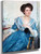 Woman In Blue Dress By Richard Edward Miller