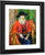 Woman In Red Jacket By William James Glackens  By William James Glackens