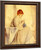 Woman Knitting By Alfred Emile Leopold Stevens