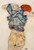 Woman Undressing By Egon Schiele