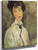 Woman With A Black Tie By Amedeo Modigliani