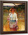 Woman With A Rake By John Joseph Enneking Oil on Canvas Reproduction
