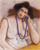Woman With Blue Pearl Necklace By Jozsef Rippl Ronai
