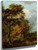 Wooded Landscape With A Figure On A Winding Track By Thomas Gainsborough