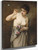 Young Girl With A Butterfly By Guillaume Seignac