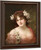 Young Girl With Daffodils In Her Hair By Emile Eisman Semenowsky Oil on Canvas Reproduction