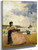 Young Lady On The Beach By Alfred Emile Leopold Stevens