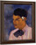 Young Man With A Flower By Paul Gauguin