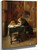 Young Man Writing By Jean Louis Ernest Meissonier