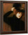 Young Parisian Woman With Flowered Hat By Jozsef Rippl Ronai