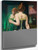Young Woman Adjusting Her Corset Before Mirror By Pierre Carrier Belleuse By Pierre Carrier Belleuse
