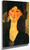 Beatrice Hastings Standing By A Door By Amedeo Modigliani By Amedeo Modigliani