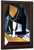 Bottle, Glass And Newspaper By Juan Gris Art Reproduction
