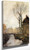 House Near Canal By Johan Hendrik Weissenbruch House Near Canal By Johan Hendrik Weissenbruch