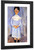 Little Girl In Blue By Amedeo Modigliani By Amedeo Modigliani