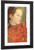 Portrait Of A Girl In A Red Dress 1 By Stanislaw Wyspianski