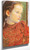 Portrait Of A Girl In A Red Dress 1 By Stanislaw Wyspianski