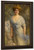 Portrait Of A Young Woman By Frank W. Benson By Frank W. Benson