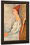 Portrait Of Jeanne Hebuterne Seated In Profile By Amedeo Modigliani By Amedeo Modigliani