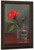 Red Rose And Bud In A Tumbler On A Shiny Table By Martin Johnson Heade