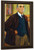 Self Portrait In A Green Waistcoat By Theo Van Rysselberghe