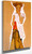 Standing Girl In White Underwear By Egon Schiele By Egon Schiele