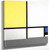 Composition With Blue And Yellow By Piet Mondrian Art Reproduction