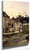 The Village Of Herisson On The Banks Of The Aumance By Henri Joseph Harpignies, Aka Henri Harpignies Art Reproduction The Village Of Herisson On The Banks Of The Aumance By Henri Joseph Harpignies, Aka Henri Harpignies Art Reproduction