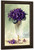 Violets In A Glass Goblet By Raoul De Longpre By Raoul De Longpre