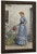 Watering The Flowers By George Goodwin Kilburne By George Goodwin Kilburne